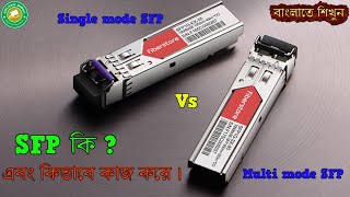 What is SFP  How does its work । Single mode SFP Vs Multi mode SFP । GOLDEN INBOX [upl. by Eimar]