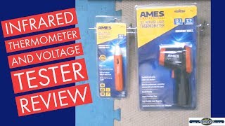 Harbor Freight Ames NonContact Infrared Thermometer Review amp Comparison Test [upl. by Ahsinej]