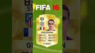 Antoine Griezmann In FIFA History 😱🔥 fifa eafc griezmann football shorts [upl. by Nosremaj]