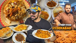 STREET FOOD IN HYDERABAD  Dulhan Paratha Tawa kaleji Masala amp Wild Biryani [upl. by Anitsirhk]