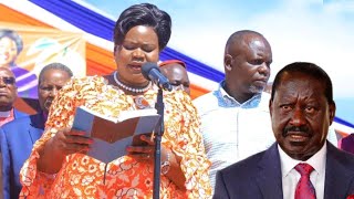 HOMA BAY UPDATES GOVERNOR GLADYS WANGA FIRST APPEARANCE AS HE READS THE VERSE DURING HIS HOMECOMING [upl. by Geraint]