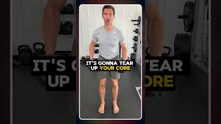 Standing Dumbbell Marches HEAVY Core Exercise For Men [upl. by Einaj]