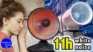 White noise fall asleep instantly tunnel fan heater noise for sleeping studying relaxing focus [upl. by Ivon]