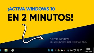 Activa Windows 10 FÁCIL Y RÁPIDO  ¡Sin necesidad de programas externos [upl. by Cohbath]