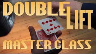 A fancy DOUBLE LIFT double turnover card magic trick TUTORiAL sleight of hand [upl. by Lonyer777]