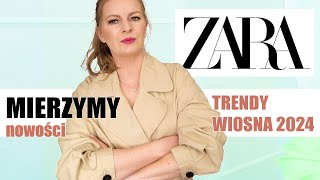 ZARA MIERZYMY SUKIENKI NA WIOSNĘ i nie tylko 😉 TRENDY WIOSNA 2024 [upl. by Tews217]