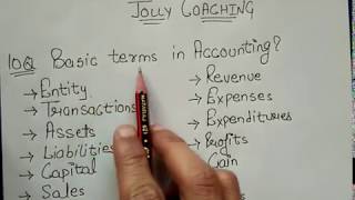 ExpectedImportant Accounting Theory Questions with Accounting Principles in Hindi By JOLLY Coaching [upl. by Yelime]