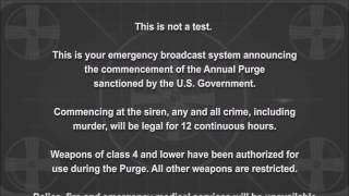 The purge Election year announcement HD original voice [upl. by Bowerman]