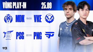 MDK vs VKE BO3  PSG vs PNG BO3  CKTG 2024  Vòng Playin  25092024 [upl. by Annailuj]