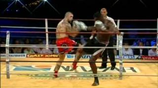 Patrice Quarteron vs Marcin Rozalski  KO Brutal Fracture du crane  A1 World Combat Cup [upl. by Gun]