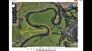 Middle Course Landforms  Meanders Ox Bow Lakes and Levees [upl. by Omocaig]