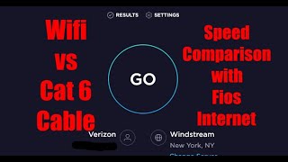 What a difference  Wifi router vs Cat 6 network connection  a server makes a difference too [upl. by Hwang]