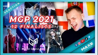 Melodi Grand Prix 2021 🇳🇴 12 Finalists  REACTION  NORWAY KEiiNO Blåsemafian Raylee Emmy [upl. by Rollo]