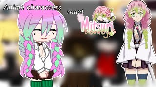 Anime characters react to Mitsuri Kanroji  18 RusEng [upl. by Gratianna]