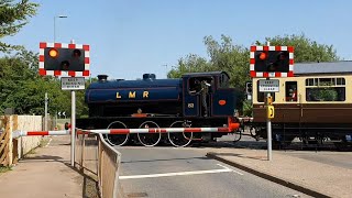 Lydney Bypass Level Crossing Gloucestershire [upl. by Cazzie477]