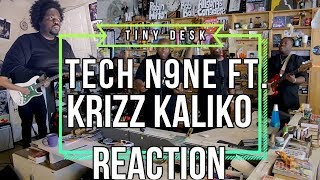 TECH N9NE TINY DESK CONCERT REACTION [upl. by Ainekahs]