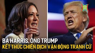 Bà Harris ông Trump kết thúc chiến dịch vận động tranh cử  Tin tức  Tin quốc tế [upl. by Fendig]