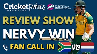 REVIEW Nervy Win for Proteas  South Africa vs Netherlands  T20 World Cup [upl. by Yelyak173]