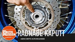 Radnabe reparieren  Motorradreise 3 F 34 [upl. by Ahsienad]