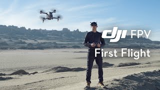 DJI FPV  First Flight and Beginners Guide  Start Flying a DJI FPV [upl. by Karly458]