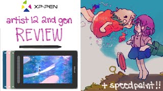 XP Pen Artist 12 2nd Gen REVIEW  speedpaint [upl. by Oleg986]