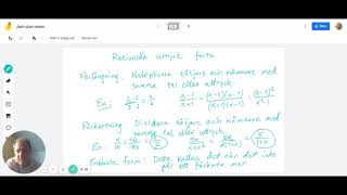 Matte 3C Rationella uttryck förlängning och förkortning [upl. by Amber]