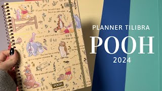 Planner Pooh 2024 Tilibra  O planner mais fofo pro seu ano [upl. by Ronoc]