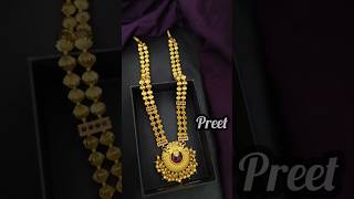 Microplated Tanmani With New pendant Design jewellery preet saree meenakarijewellery [upl. by Acinom]