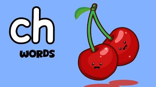 quotChquot Words  Ch Digraph  Kids Vocabulary [upl. by Lig981]