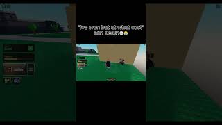 Bro costed me and his life too💀😭 roblox shorts [upl. by Neyu]