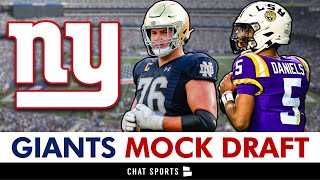 NY Giants 2024 NFL Mock Draft With 5 Pick [upl. by Jennie]