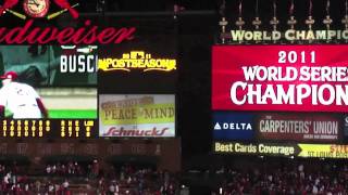 Cardinals Win World Series 2011Final Out Game 7 [upl. by Undry]