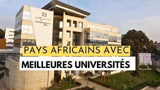 10 PAYS DAFRIQUE AVEC LES MEILLEURES UNIVERSITÉS [upl. by Vizzone794]