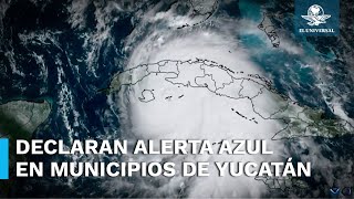 Huracán Rafael pone en alerta a 69 municipios de Yucatán [upl. by Helge]