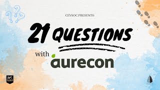 21 Question with Aurecon [upl. by Aennyl413]