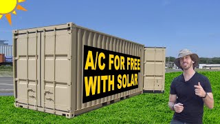 Making an easy SOLARpowered offgrid container with AC [upl. by Amaral]