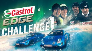 Driving on ice with BWT Alpine F1® Team and Team Solberg in our first Castrol EDGE Challenge [upl. by Cimah65]