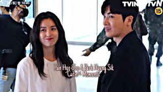 Park Hyung Sik and Han Hyo Joo Cute Moments Behind The Scenes [upl. by Audley]