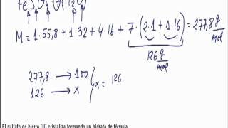 Composición centesimal ejercicios resueltos quimica bachillerato [upl. by Maillw]