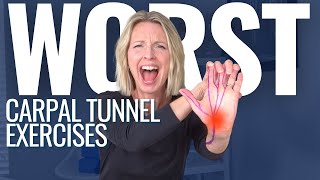 The WORST Exercises for Carpal Tunnel Syndrome and What To Do Instead [upl. by Xonel]