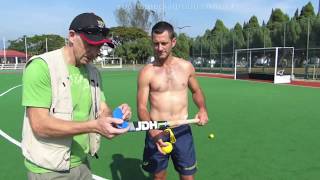 Jamie Dwyer Stick Selection How to chose a hockey stick [upl. by Yk962]