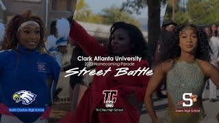 2023 Tri Cities High School Band  CAU Street Battle vs North Clayton and Salem HS  WATCH IN 4K [upl. by Stroup]