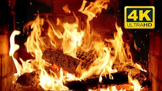 🔥 Cozy Fireplace 4K 12 HOURS Fireplace with Crackling Fire Sounds Crackling Fireplace 4K [upl. by Ardnasak]