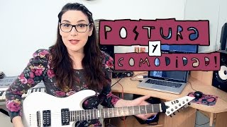 Postura y comodidad con la guitarra eléctrica [upl. by Aiza]