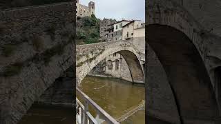 Античная знаменитость Dolceacqua  мост над бездной столетий😄👍Италия🇮🇹 [upl. by Lambard]