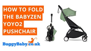 How To Fold The BABYZEN YOYO2 Pushchair  BuggyBaby Reviews [upl. by Arliene]