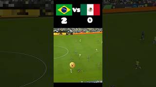 Brazil 2 vs Mexico 0 football [upl. by Agnola833]