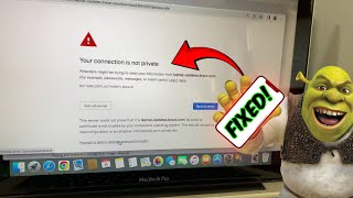 Fix Your Connection is Not Private Error in Google Chrome on Mac [upl. by Oleta]