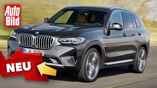 BMW X3X4 Facelift 2021  FrischeKur für die KompaktSUVs  Neuvorstellung [upl. by Atinuahs]