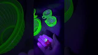 The start of my uranium glass collection very neat under a black light ￼ [upl. by Borszcz]